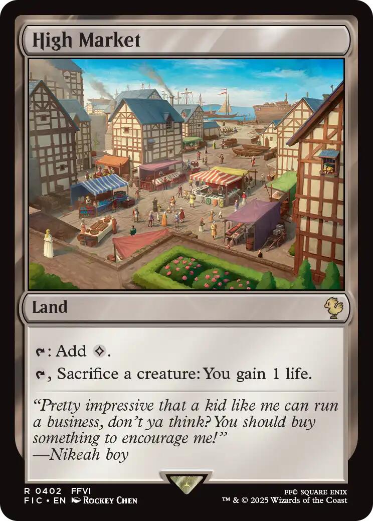 High Market (Surge Foil) [FINAL FANTASY Commander] | Devastation Store