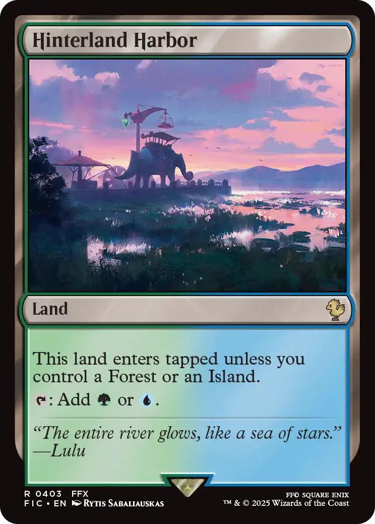 Hinterland Harbor (Surge Foil) [FINAL FANTASY Commander] | Devastation Store