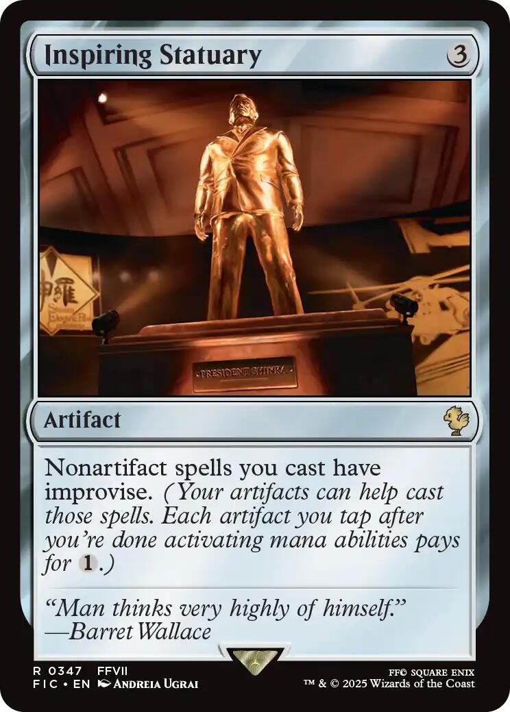 Inspiring Statuary (Surge Foil) [FINAL FANTASY Commander] | Devastation Store