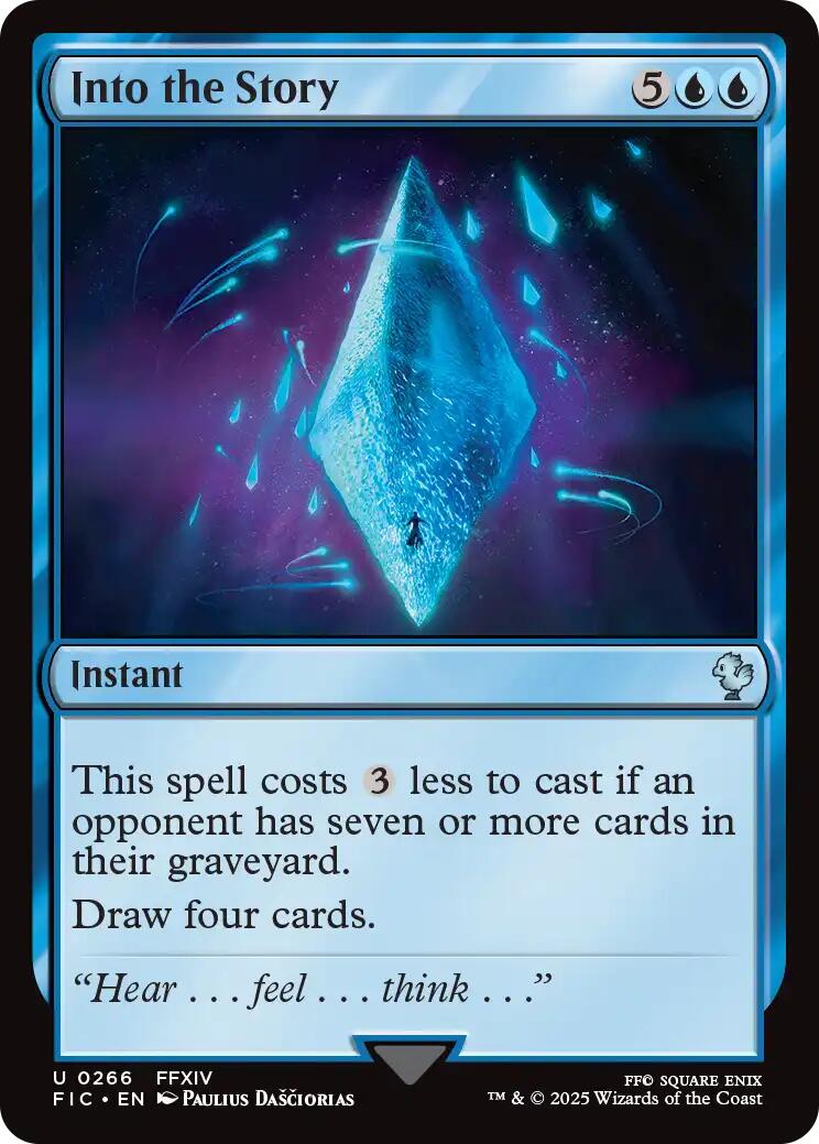 Into the Story (Surge Foil) [FINAL FANTASY Commander] | Devastation Store