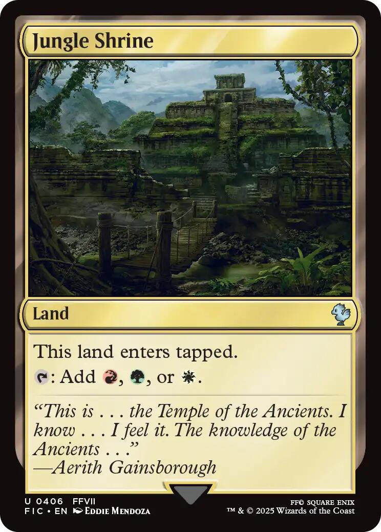 Jungle Shrine (Surge Foil) [FINAL FANTASY Commander] | Devastation Store