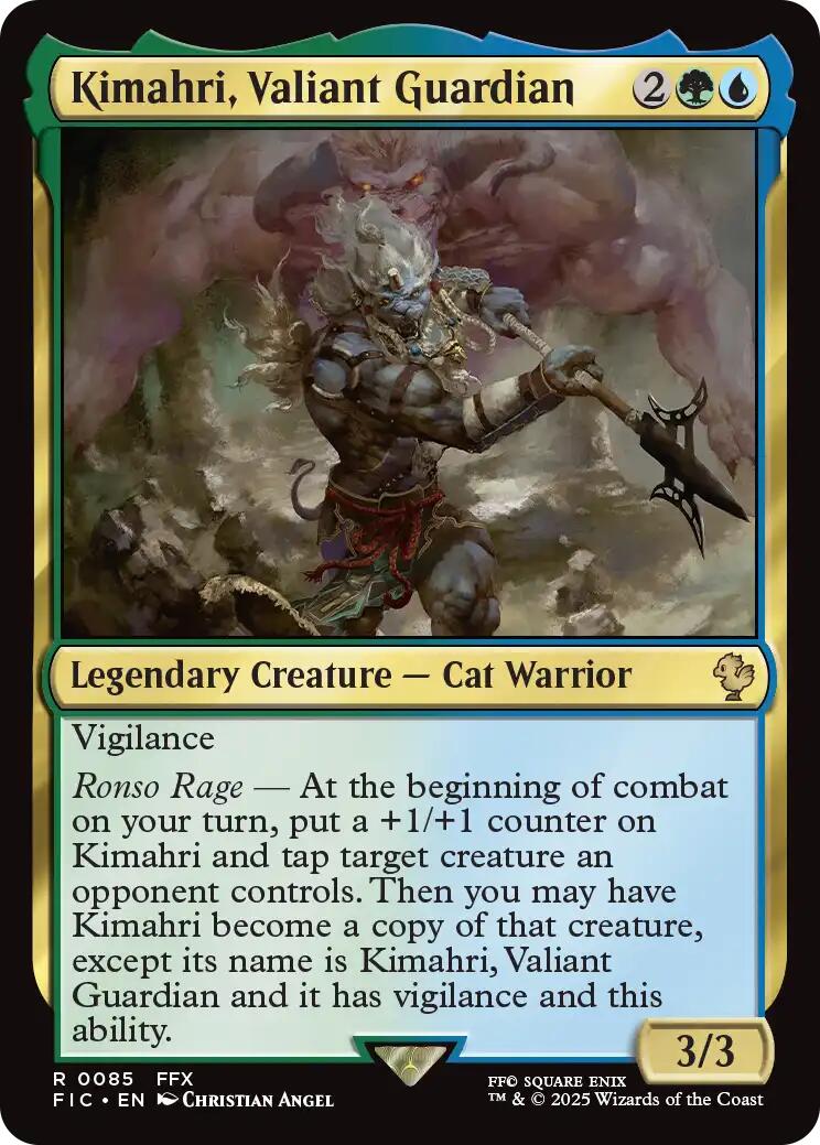Kimahri, Valiant Guardian (Surge Foil) [FINAL FANTASY Commander] | Devastation Store