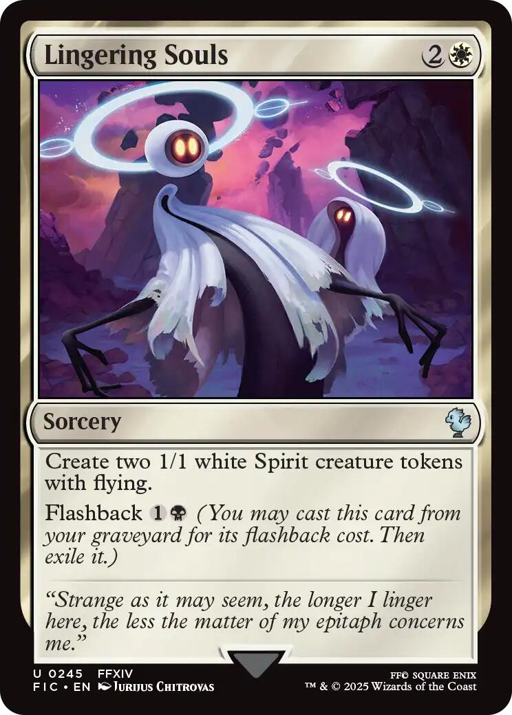 Lingering Souls (Surge Foil) [FINAL FANTASY Commander] | Devastation Store