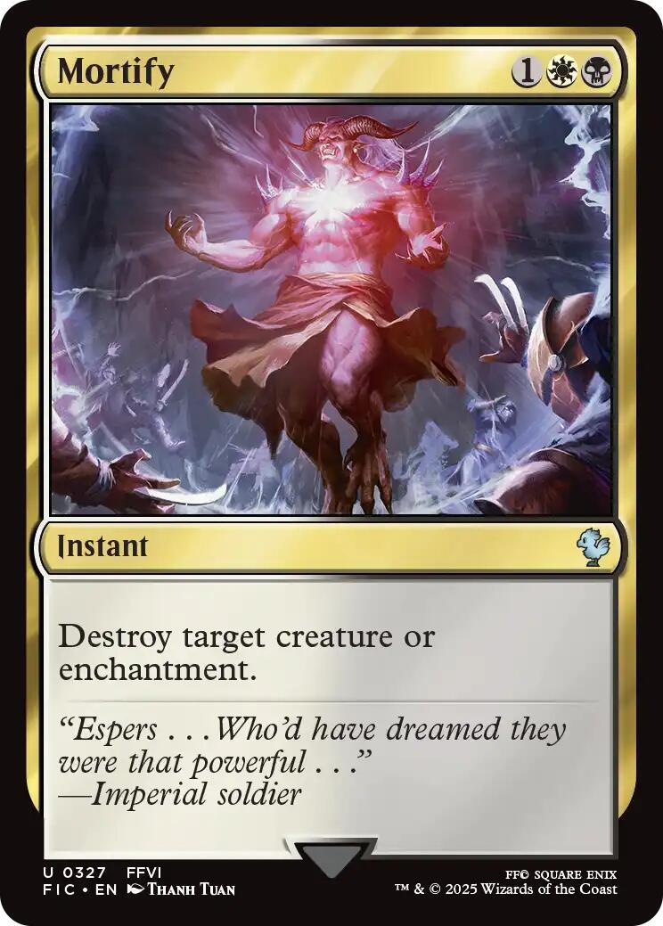 Mortify (Surge Foil) [FINAL FANTASY Commander] | Devastation Store