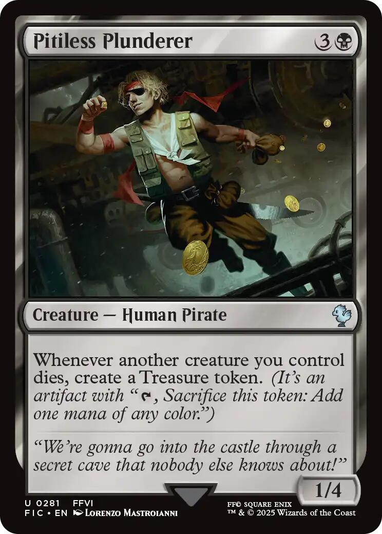 Pitiless Plunderer (Surge Foil) [FINAL FANTASY Commander] | Devastation Store
