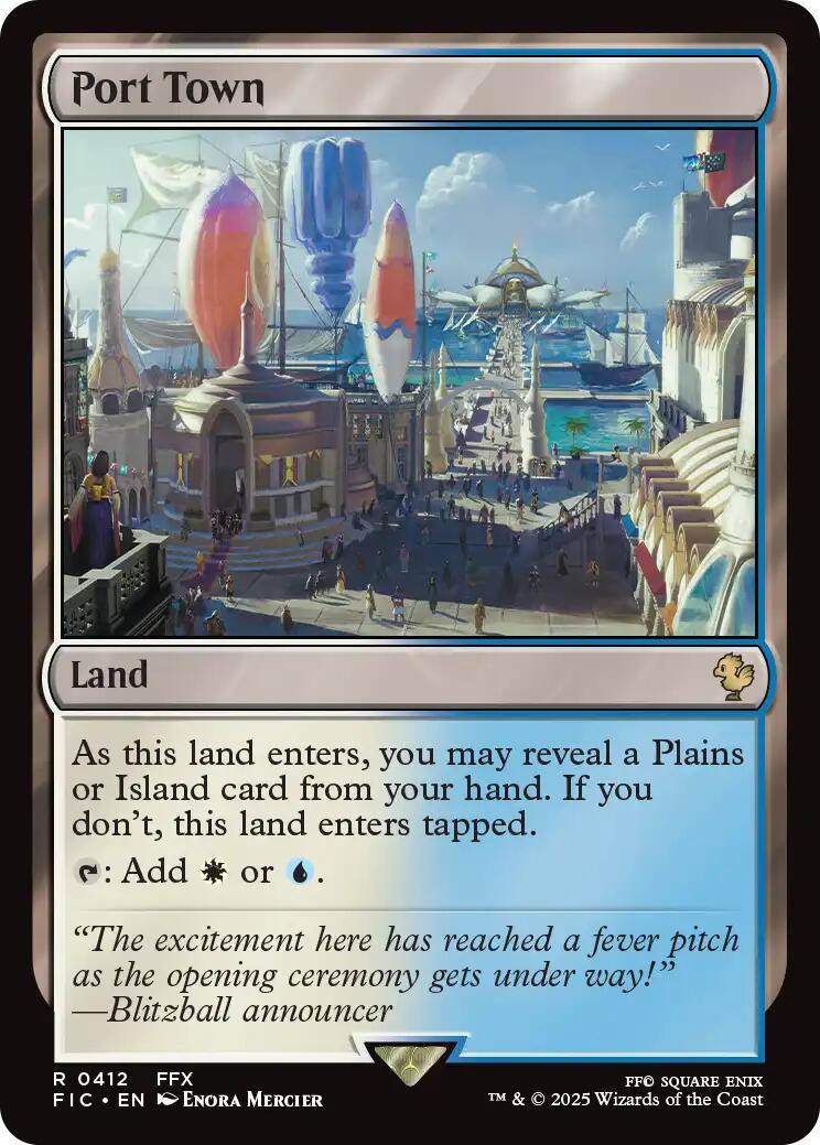 Port Town (Surge Foil) [FINAL FANTASY Commander] | Devastation Store