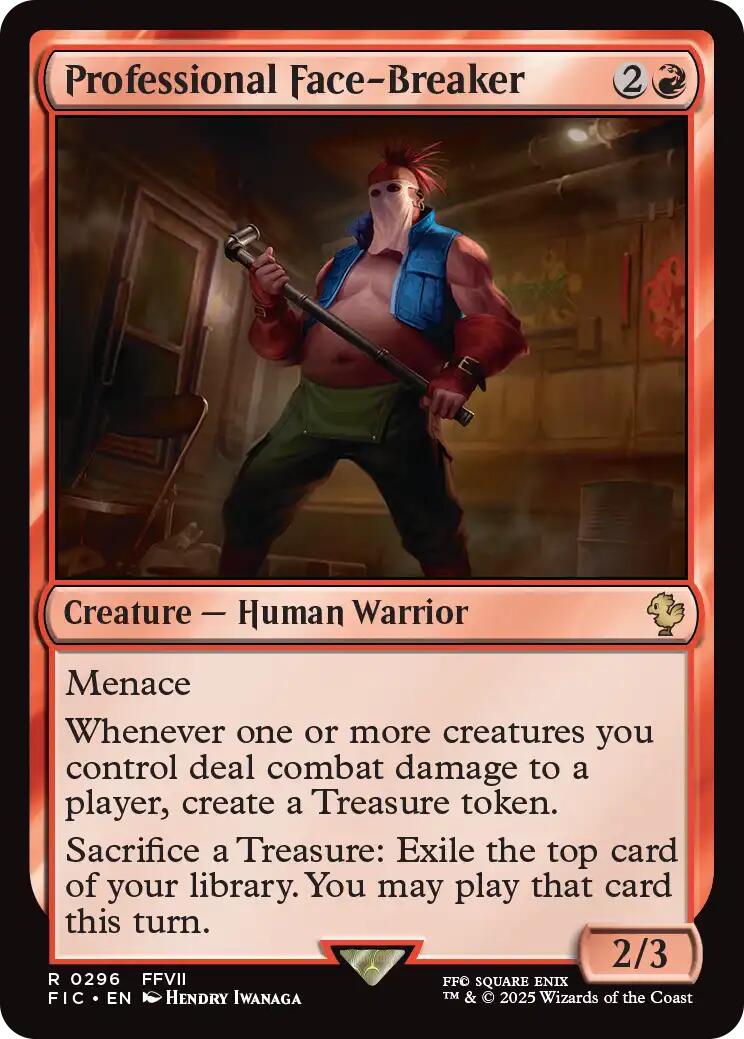 Professional Face-Breaker (Surge Foil) [FINAL FANTASY Commander] | Devastation Store