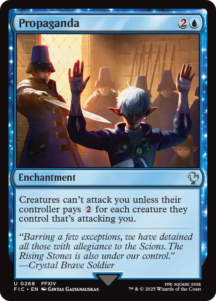 Propaganda (Surge Foil) [FINAL FANTASY Commander] | Devastation Store