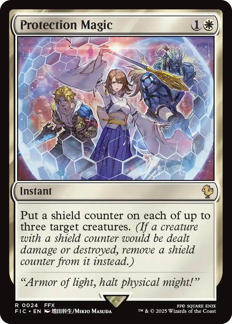 Protection Magic (Surge Foil) [FINAL FANTASY Commander] | Devastation Store