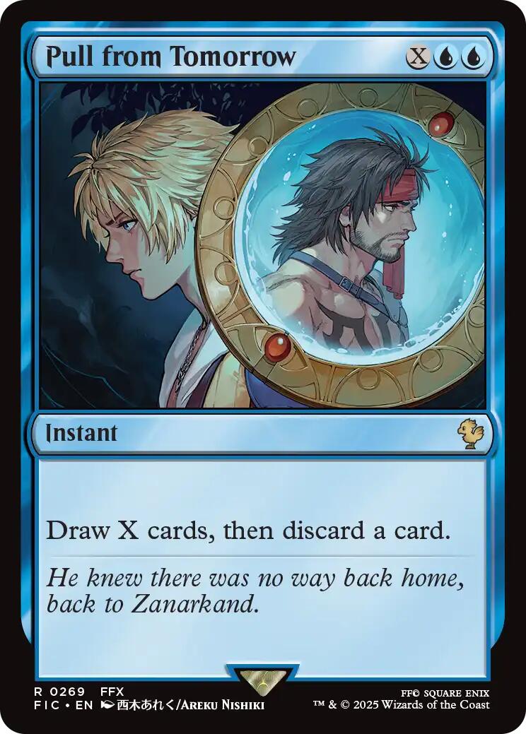 Pull from Tomorrow (Surge Foil) [FINAL FANTASY Commander] | Devastation Store