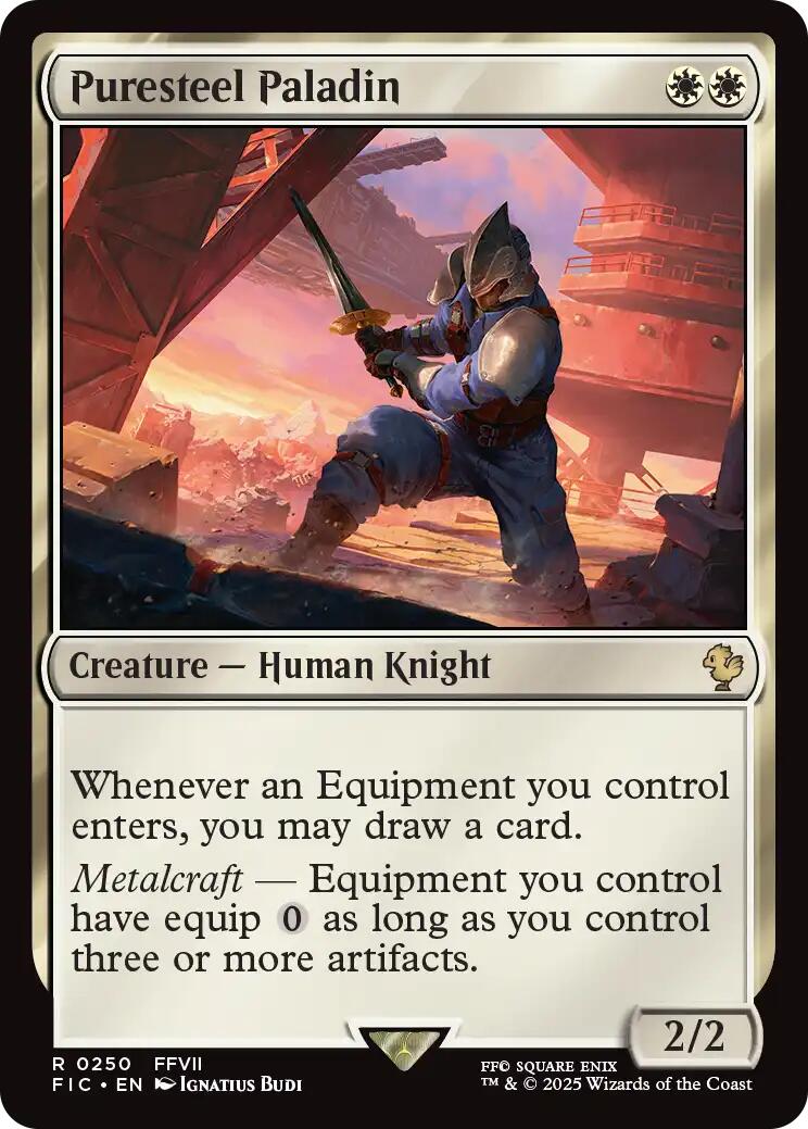 Puresteel Paladin (Surge Foil) [FINAL FANTASY Commander] | Devastation Store