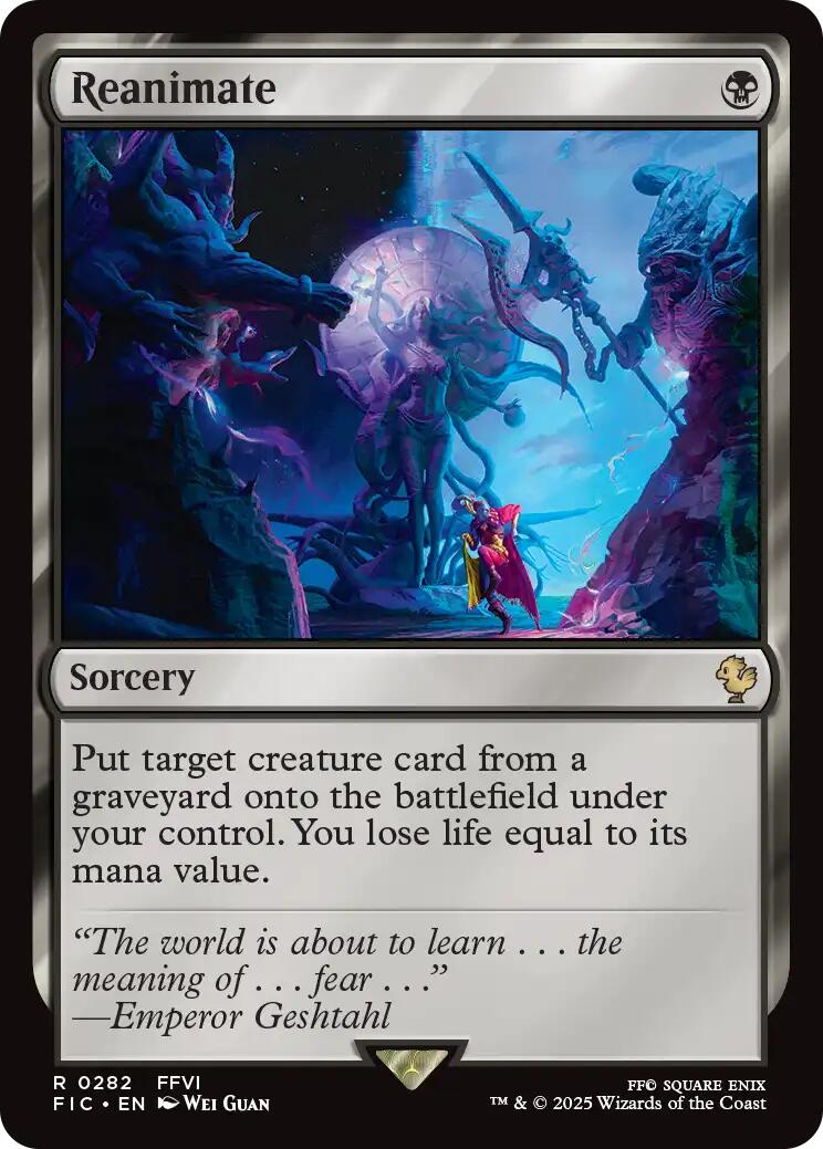 Reanimate (Surge Foil) [FINAL FANTASY Commander] | Devastation Store