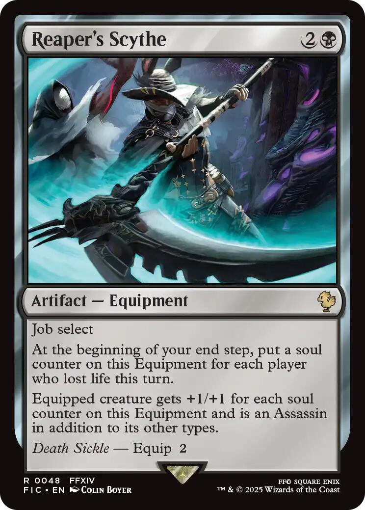 Reaper's Scythe (Surge Foil) [FINAL FANTASY Commander] | Devastation Store