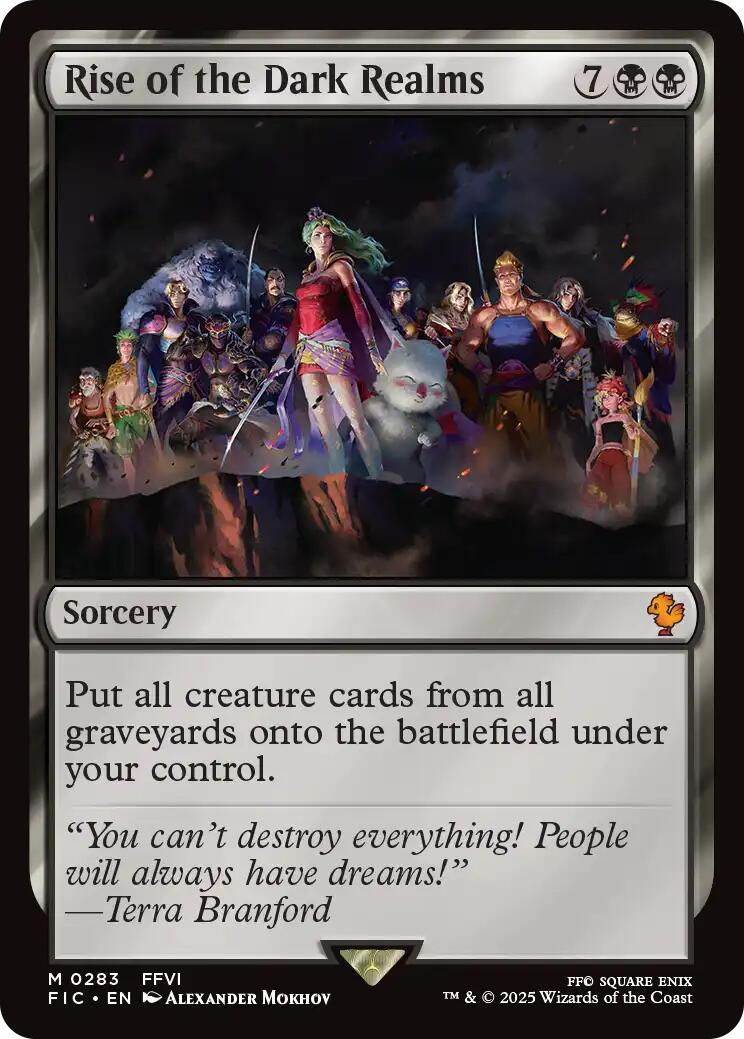 Rise of the Dark Realms (Surge Foil) [FINAL FANTASY Commander] | Devastation Store