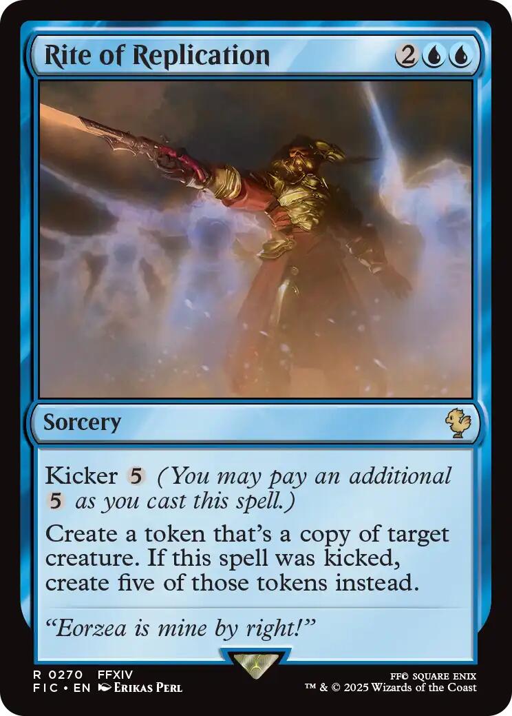 Rite of Replication (Surge Foil) [FINAL FANTASY Commander] | Devastation Store