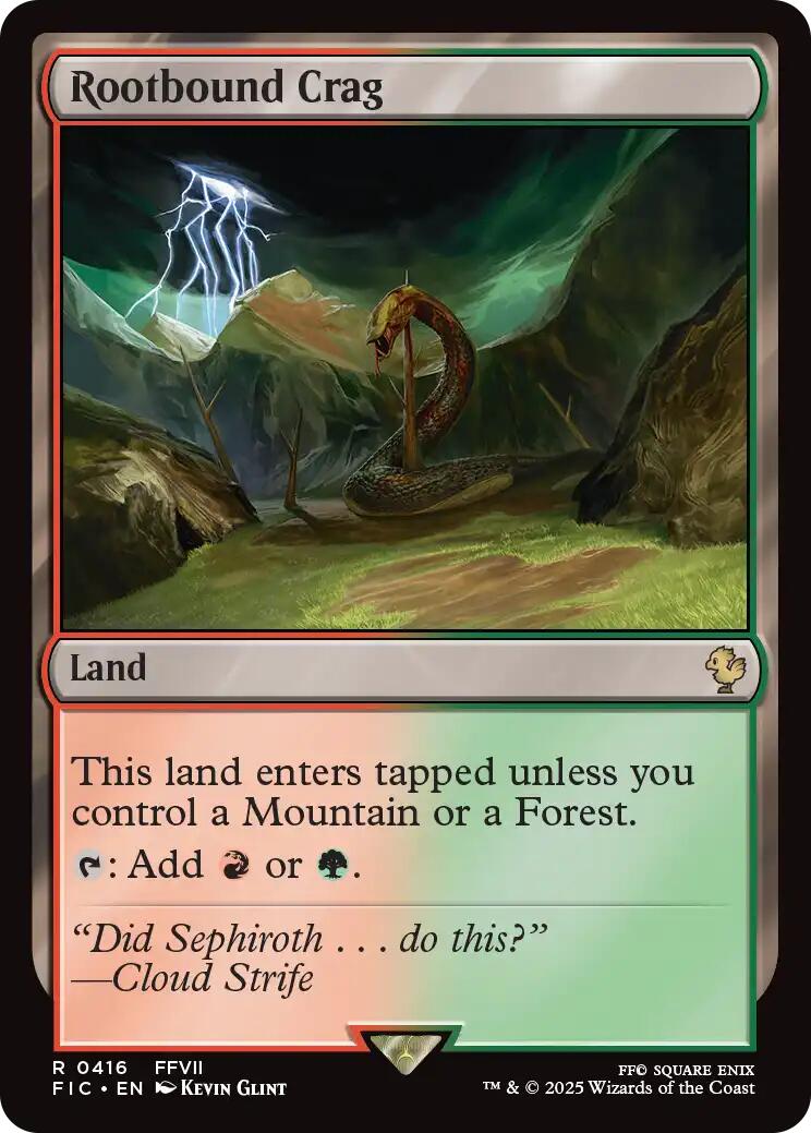 Rootbound Crag (Surge Foil) [FINAL FANTASY Commander] | Devastation Store