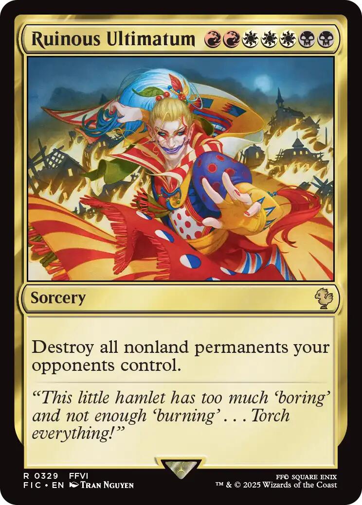 Ruinous Ultimatum (Surge Foil) [FINAL FANTASY Commander] | Devastation Store