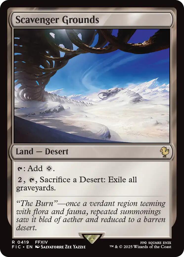 Scavenger Grounds (Surge Foil) [FINAL FANTASY Commander] | Devastation Store