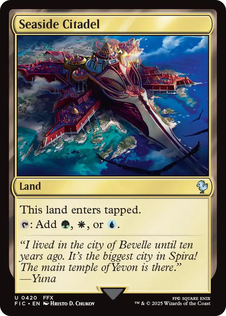 Seaside Citadel (Surge Foil) [FINAL FANTASY Commander] | Devastation Store
