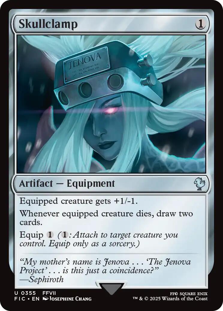 Skullclamp (Surge Foil) [FINAL FANTASY Commander] | Devastation Store