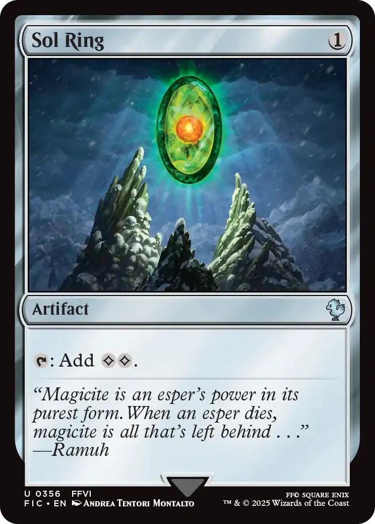 Sol Ring (0356) (Surge Foil) [FINAL FANTASY Commander] | Devastation Store