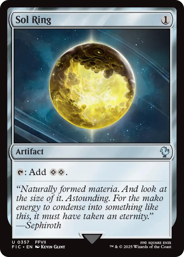 Sol Ring (0357) (Surge Foil) [FINAL FANTASY Commander] | Devastation Store