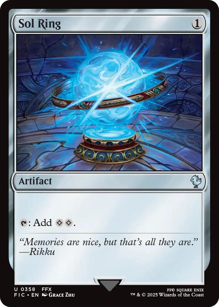 Sol Ring (0358) (Surge Foil) [FINAL FANTASY Commander] | Devastation Store
