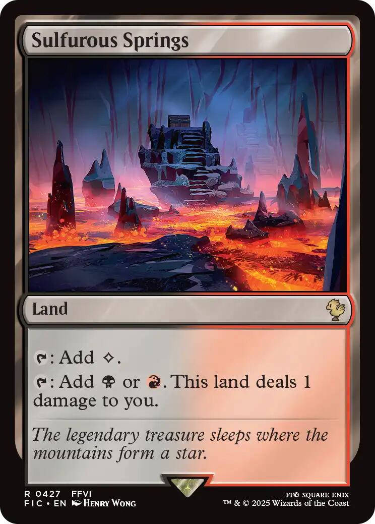 Sulfurous Springs (Surge Foil) [FINAL FANTASY Commander] | Devastation Store