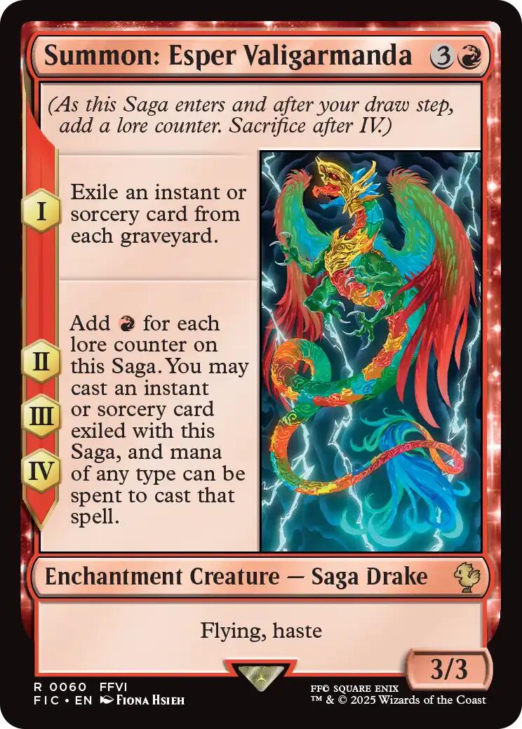Summon: Esper Valigarmanda (Surge Foil) [FINAL FANTASY Commander] | Devastation Store