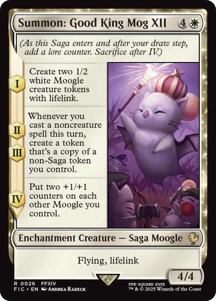 Summon: Good King Mog XII (Surge Foil) [FINAL FANTASY Commander] | Devastation Store
