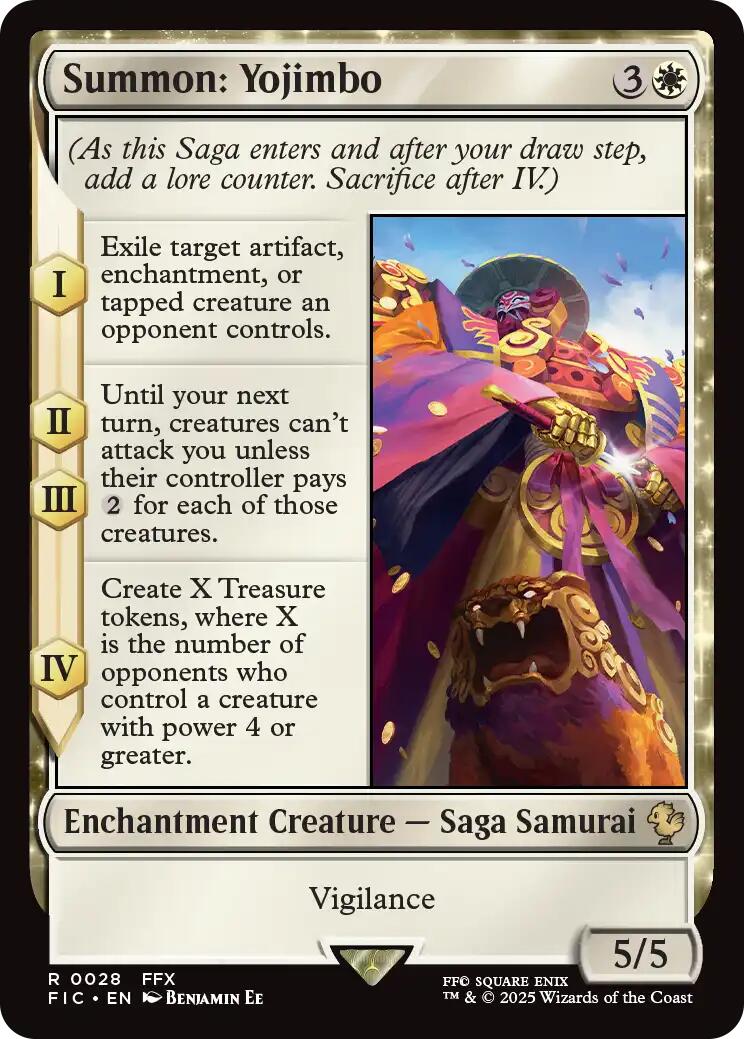Summon: Yojimbo (Surge Foil) [FINAL FANTASY Commander] | Devastation Store