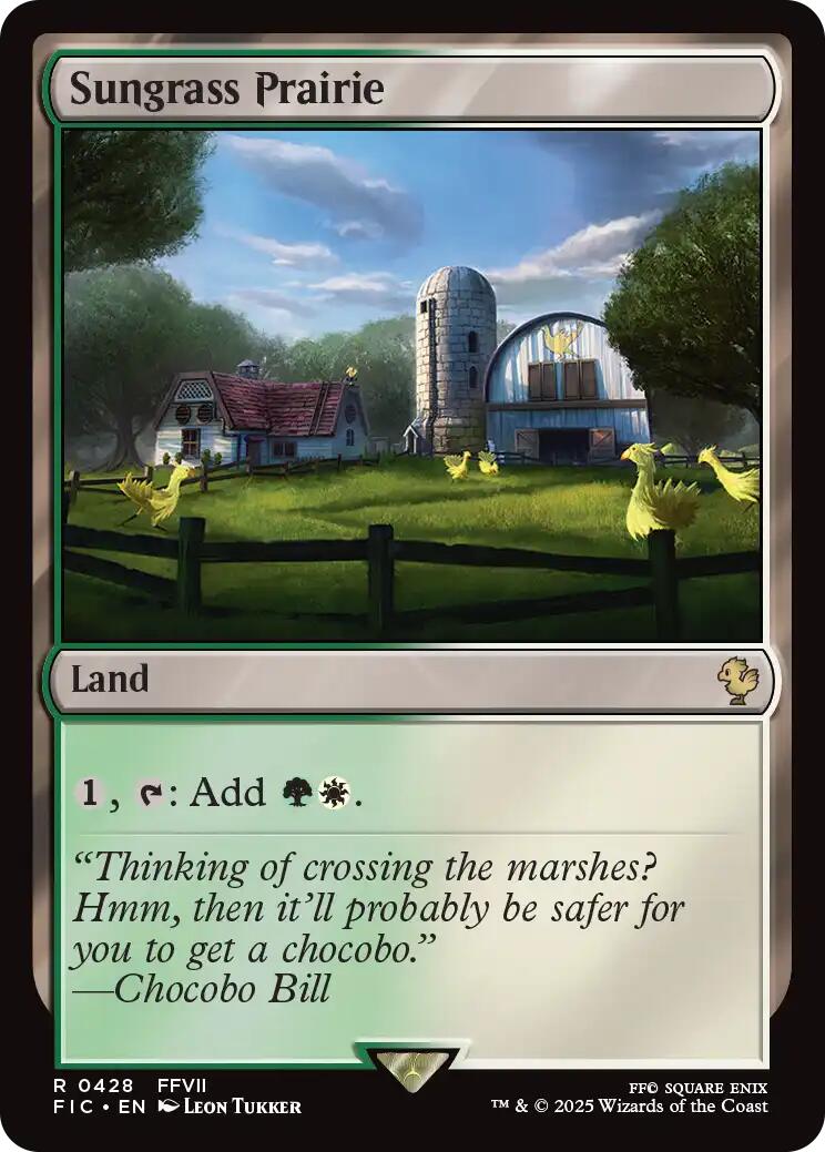 Sungrass Prairie (Surge Foil) [FINAL FANTASY Commander] | Devastation Store