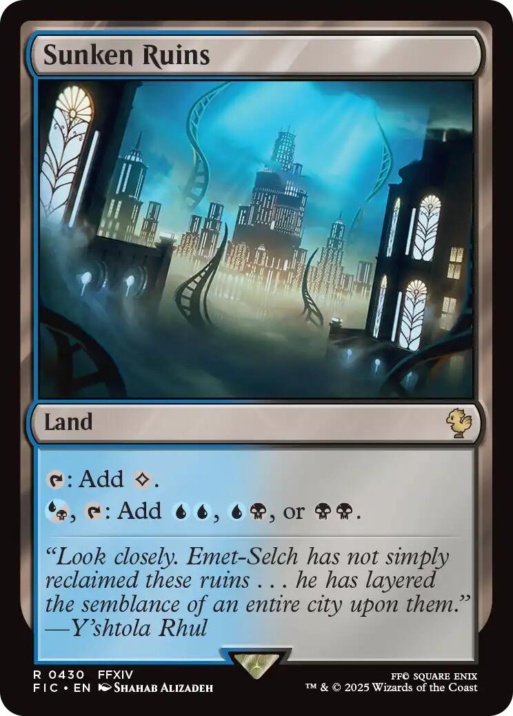 Sunken Ruins (Surge Foil) [FINAL FANTASY Commander] | Devastation Store