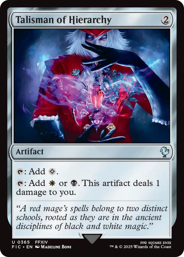 Talisman of Hierarchy (Surge Foil) [FINAL FANTASY Commander] | Devastation Store