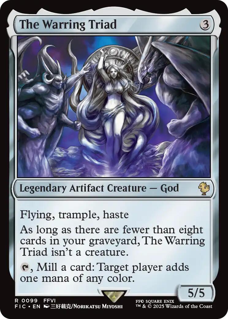 The Warring Triad (Surge Foil) [FINAL FANTASY Commander] | Devastation Store