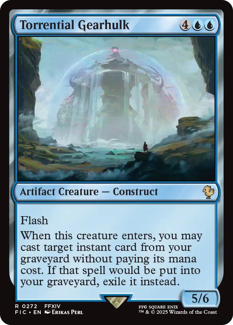 Torrential Gearhulk (Surge Foil) [FINAL FANTASY Commander] | Devastation Store