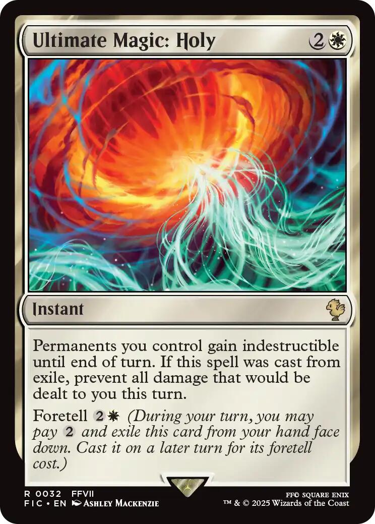 Ultimate Magic: Holy (Surge Foil) [FINAL FANTASY Commander] | Devastation Store