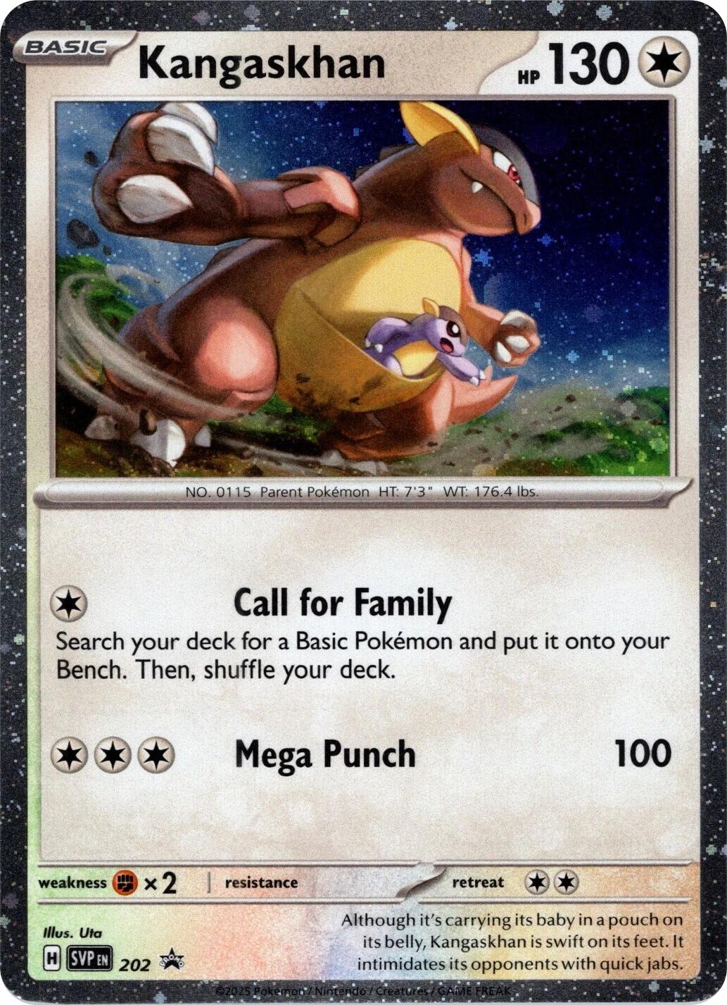 Kangaskhan (202) (Cosmos Holo) [Scarlet & Violet: Black Star Promos] | Devastation Store