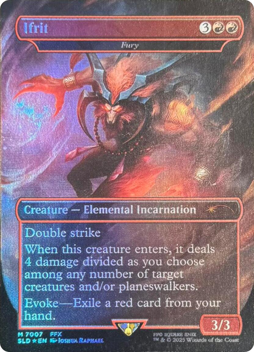 Ifrit - Fury (Rainbow Foil) [Secret Lair Drop Series] | Devastation Store