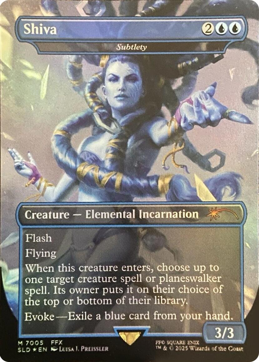 Shiva - Subtlety (Rainbow Foil) [Secret Lair Drop Series] | Devastation Store