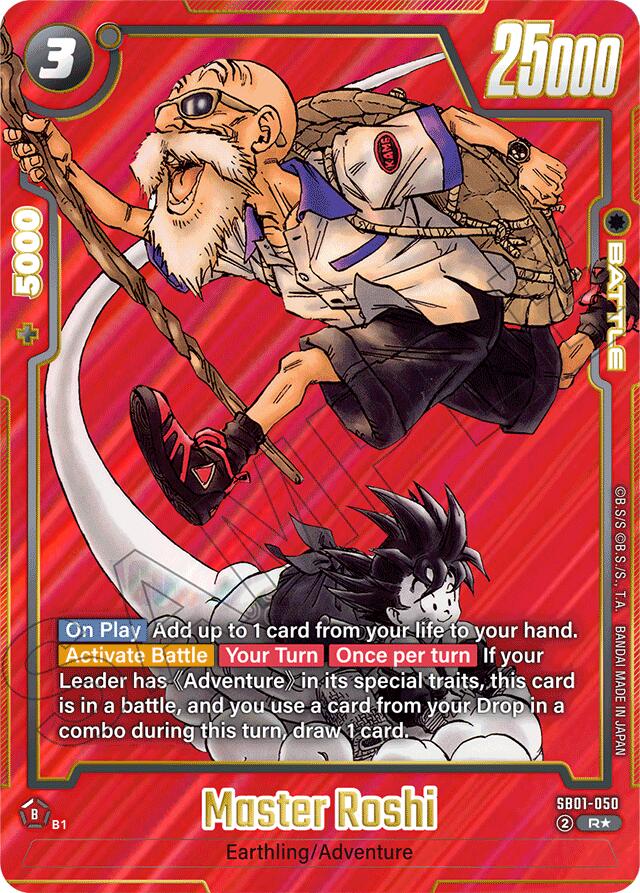 Master Roshi (Alternate Art) [Manga Booster 01] | Devastation Store