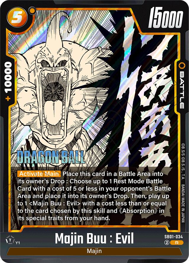 Majin Buu : Evil (SB01-034) [Manga Booster 01] | Devastation Store