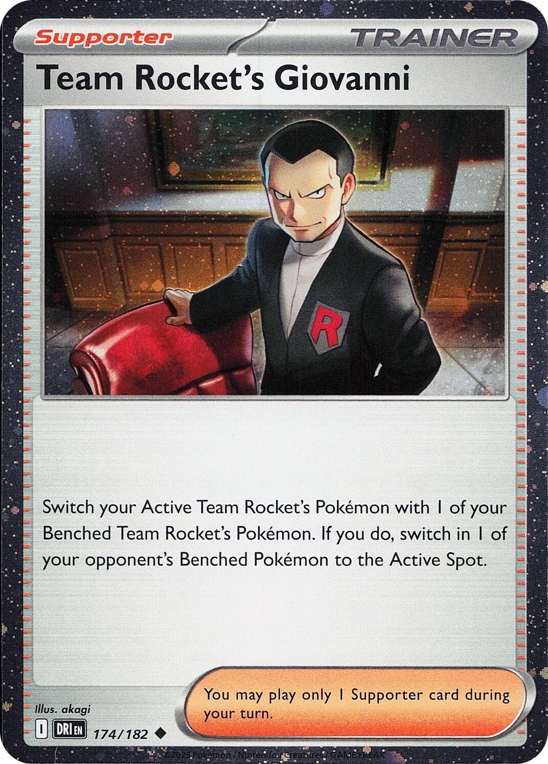 Team Rocket's Giovanni (174/182) (Cosmos Holo) [Miscellaneous Cards] | Devastation Store