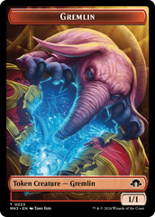 Copy (Ripple Foil) // Gremlin Double-Sided Token [Modern Horizons 3 Tokens] | Devastation Store