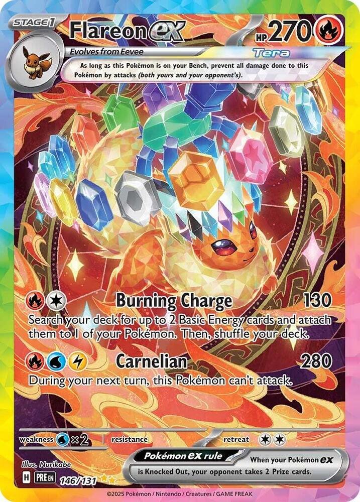 Flareon ex (146/131) [Scarlet & Violet: Prismatic Evolutions] | Devastation Store