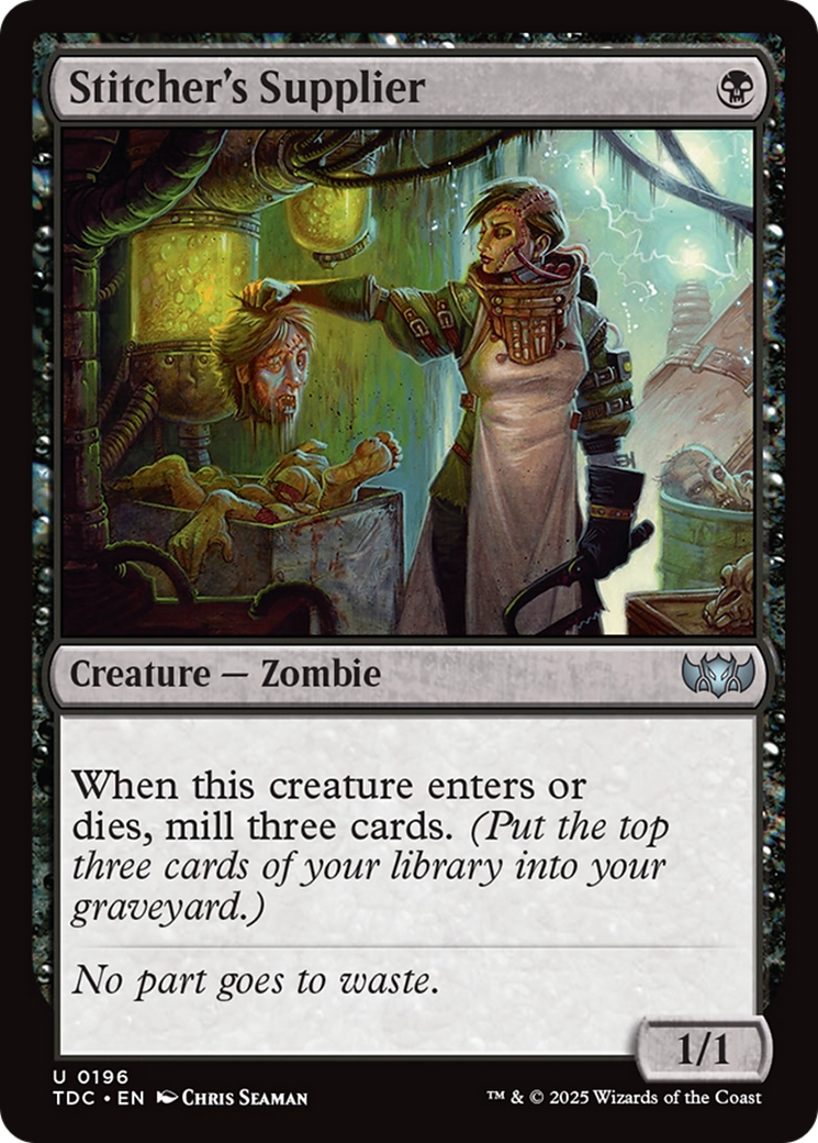 Stitcher's Supplier [Tarkir: Dragonstorm Commander] | Devastation Store