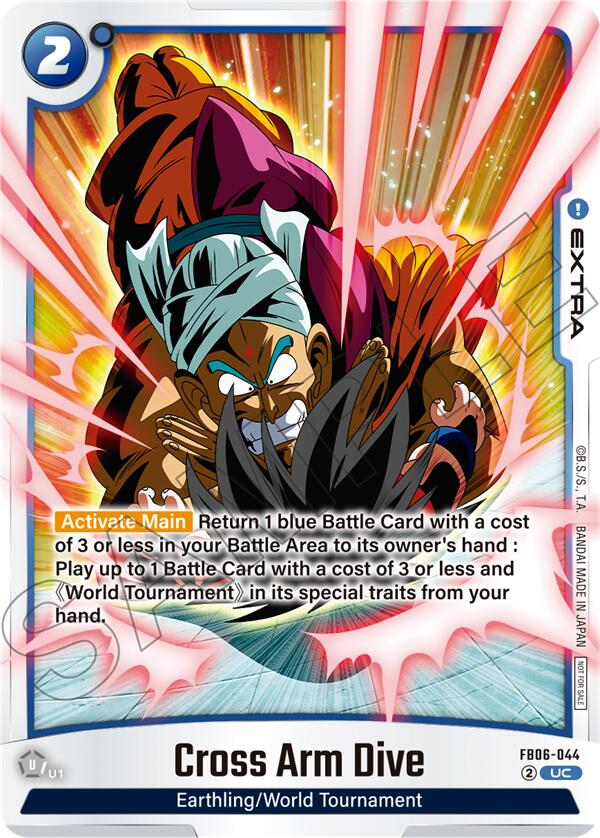 Cross Arm Dive (Limited Pack 02) [Fusion World Tournament Cards] - Devastation Store | Devastation Store