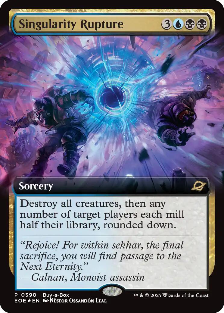 Singularity Rupture (Extended Art) (Buy-A-Box) [Edge of Eternities] | Devastation Store