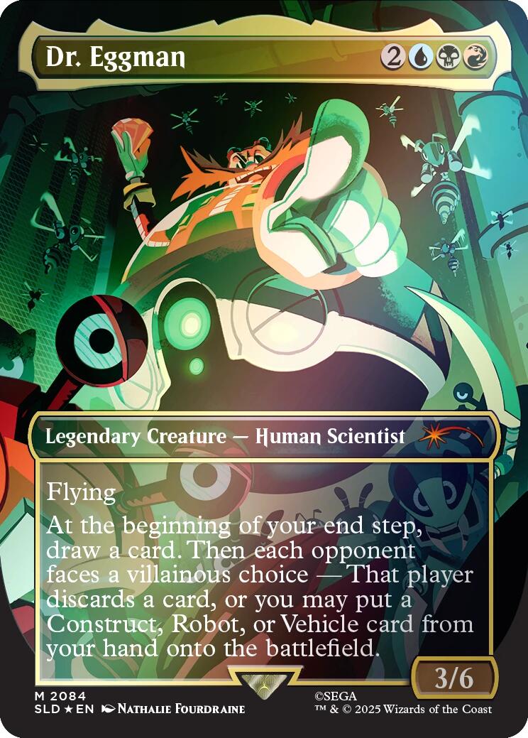 Dr. Eggman (Rainbow Foil) [Secret Lair Drop Series] | Devastation Store
