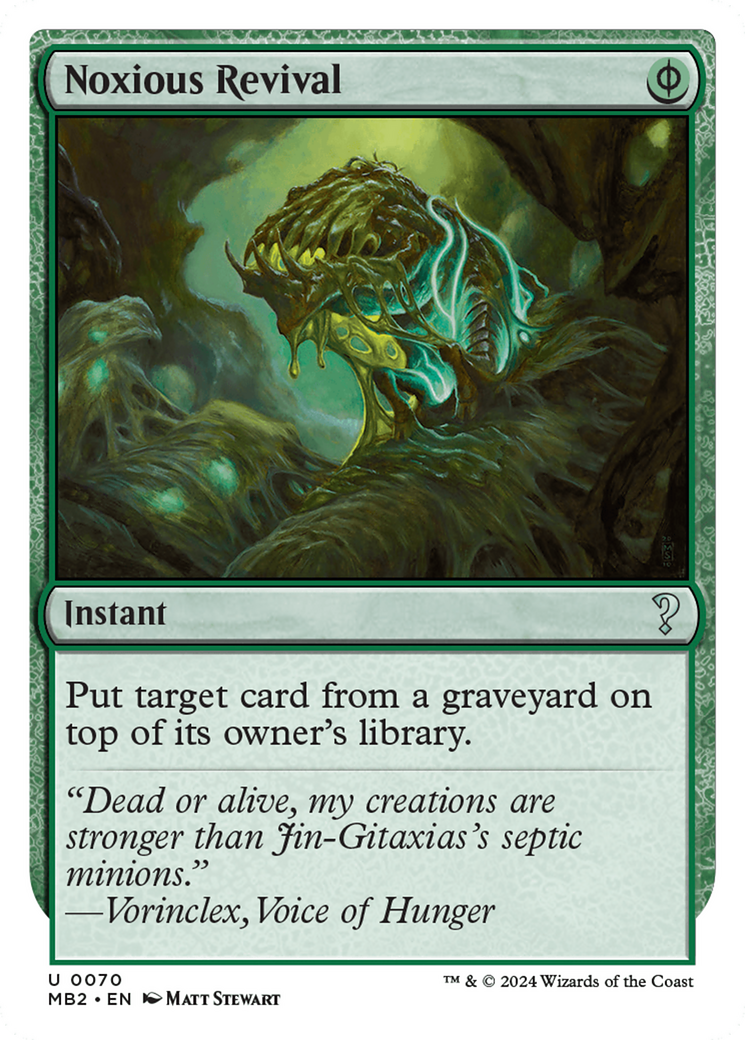 Noxious Revival (White Border) [Mystery Booster 2] | Devastation Store